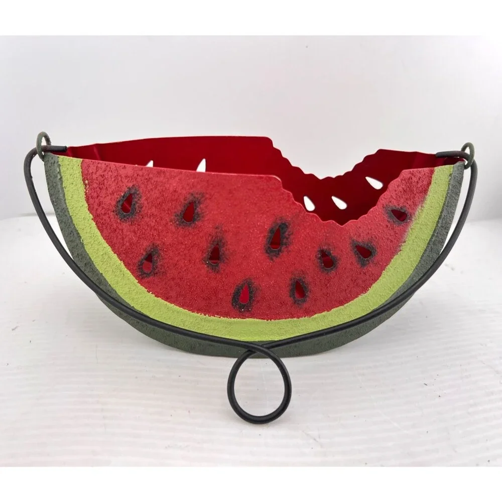 Watermelon Picnic Party Lot Salt & Pepper Shakers Tablecloth Clips Candle Holder